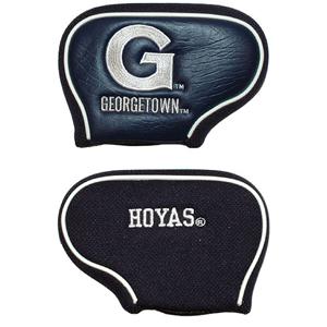 Gold Georgetown Hoyas Logo Business Card Holder