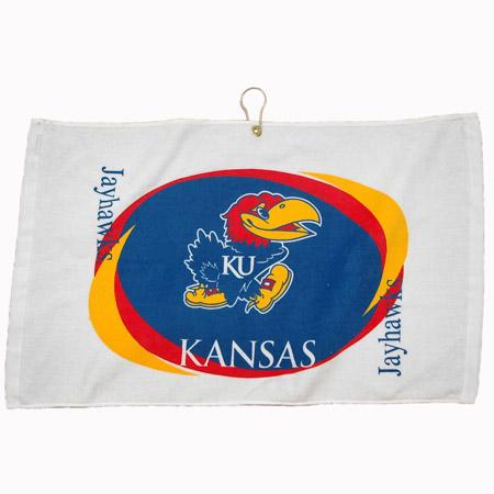 Kansas Jayhawks NCAA Big Logo Beach Towel