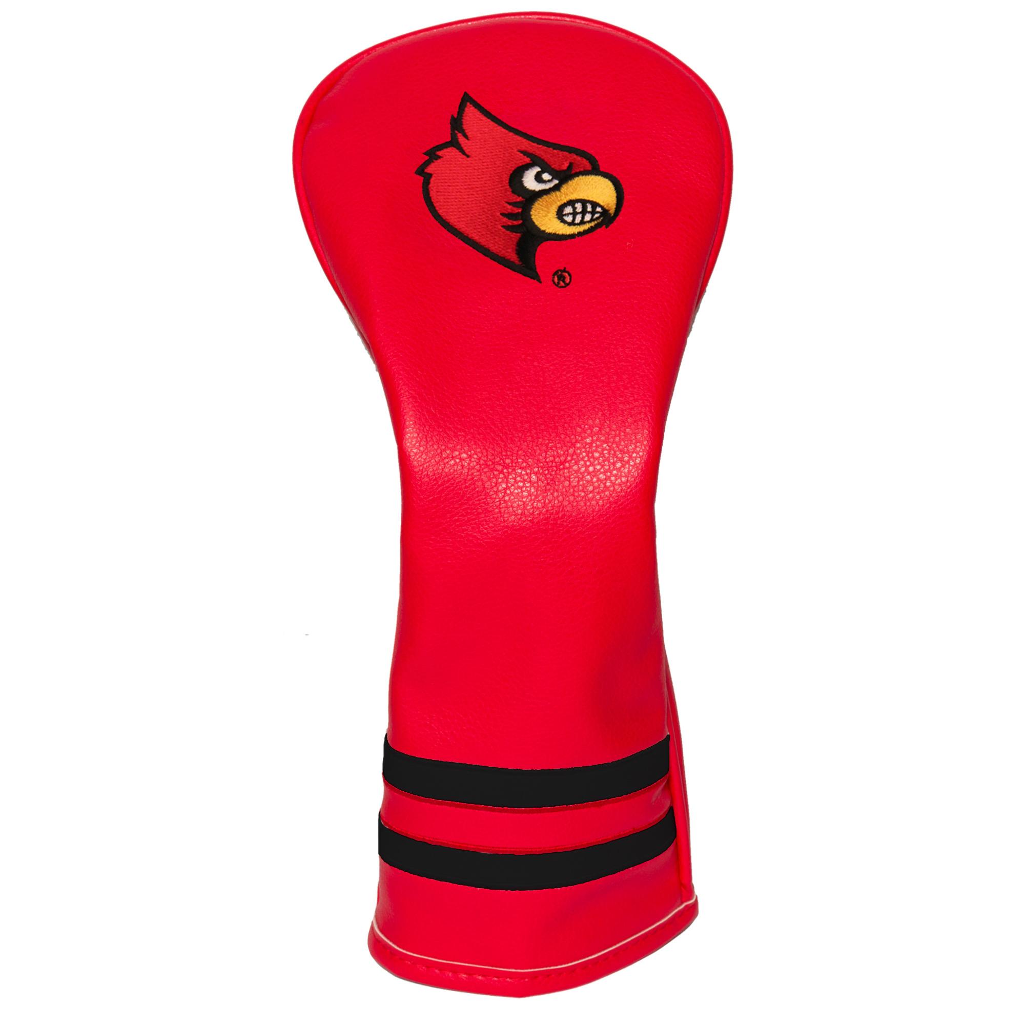 Team Effort NCAA Face/Club Jacquard Golf Towel - Louisville Cardinals