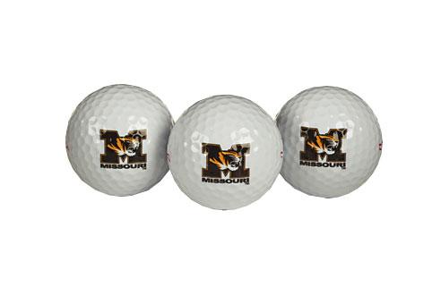 Missouri State Bookstore - Team Golf Bear Head Golf Ball Three Pack